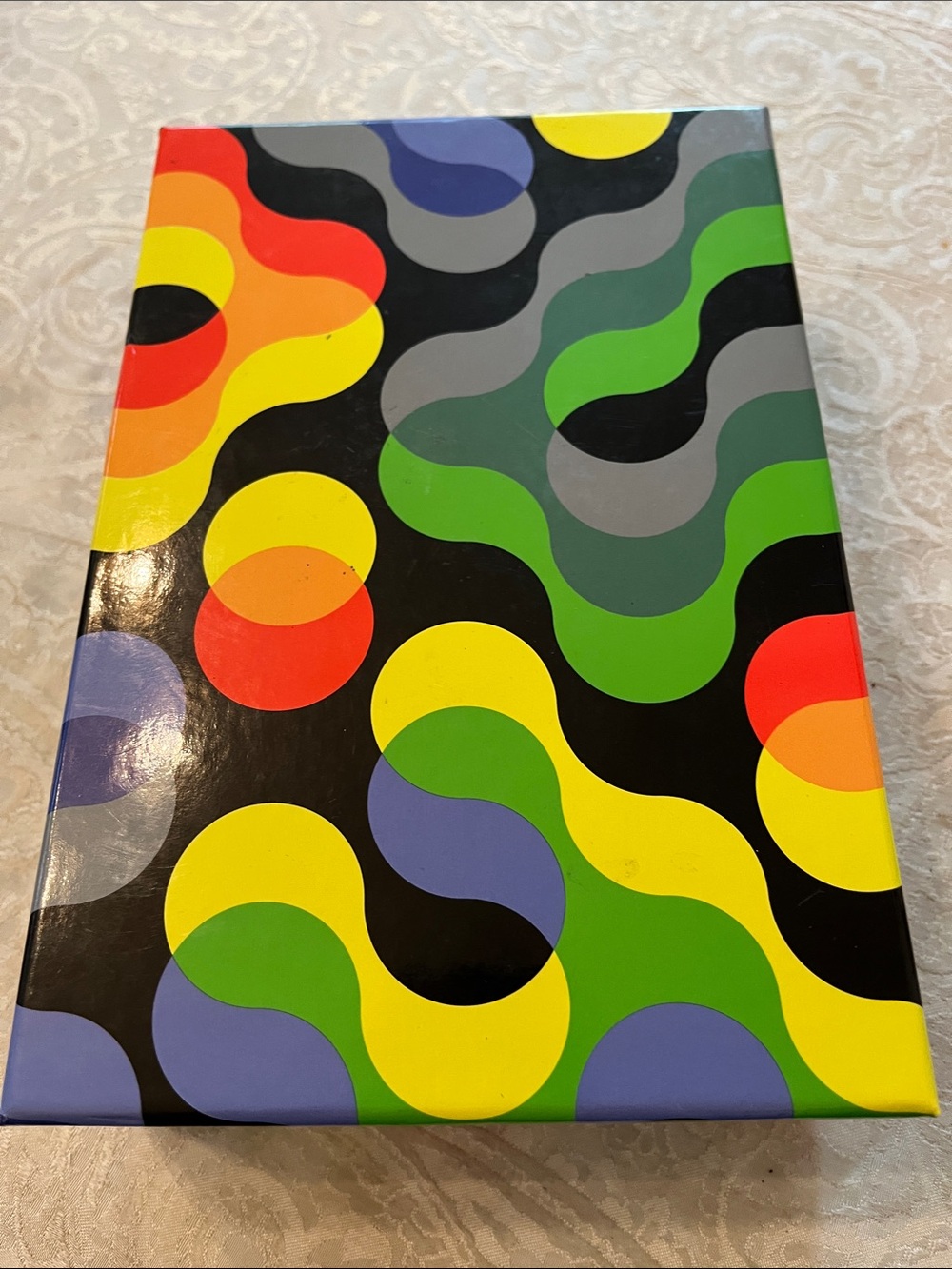 Urban Outfitters Dusen Dusen Black Multicolor Wavy Puzzle 500 Piece EUC